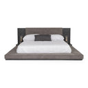 Palermo - Italian Modern Faux Concrete & Walnut Bedroom Set