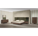 Calabria Modern Walnut Mirror