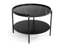 Mitchell - Black Iron Round Coffee Table