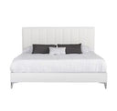 Angela - Italian Modern White Eco Leather 4-Piece Bedroom Set