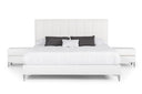 Angela - Italian Modern White Eco Leather Bed