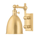 Aged Brass Roslyn Wall Sconce 6" by Hudson Valley
