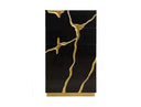 Aspen - Modern Black & Gold Chest