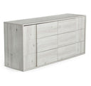 Asus - Modern Italian White 4-Piece Bedroom Set