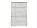 Asus - Italian Modern White Washed Oak Chest