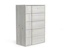 Asus - Italian Modern White Washed Oak Chest