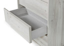 Asus - Italian Modern White Washed Oak Chest