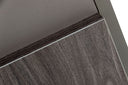 Lucia - Italian Modern Elm and Matte Grey Nightstand