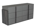 Lucia - Italian Modern Elm and Matte Grey Dresser