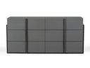 Lucia - Italian Modern Elm and Matte Grey Dresser