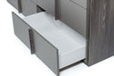 Lucia - Italian Modern Elm and Matte Grey Dresser