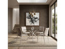 Paxton - Modern Round Glass & Stainless Steel Dining Table