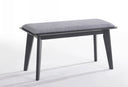 Lillian - Modern Grey Bench