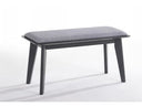 Lillian - Modern Grey Bench