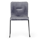 Yannis - Modern Grey Fabric Dining Chair (Set of 2)