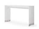 Corbett - Contemporary White Bar Table