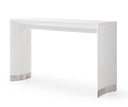 Corbett - Contemporary White Bar Table