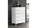 Angela - Italian Modern White Chest