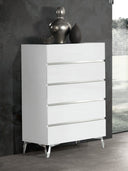 Angela - Italian Modern White Chest
