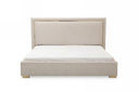 Corrico - Modern Off White and Champagne Gold Bedroom Set