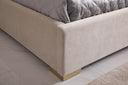 Corrico - Modern Off White and Champagne Gold Bedroom Set