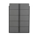 Lucia - Italian Modern Elm and Matte Grey Dresser