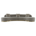Frontier - Glam White Fabric Accent Chair