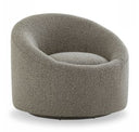 Frontier - Glam Grey Fabric Curved Sectional Sofa