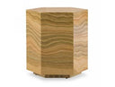 Cari - Glam Gold + Glass End Table