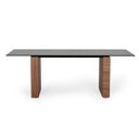 Asus - Italian Modern Walnut Bedroom Set