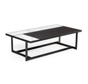 Fargo - Modern Ceramic & Grey Walnut Console Table