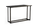 Shane - Modern Acacia & Brass Console Table