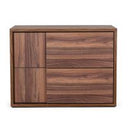 Maggie - Modern Walnut and Grey Buffet