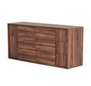 Asus - Italian Modern Walnut Mirror