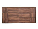 Asus - Italian Modern Walnut Dresser