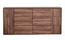 Asus - Italian Modern Walnut Dresser