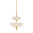 Aged Brass Mapledale Pendant 15" by Hudson Valley