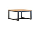 Bacone - Industrial Oak and Black Iron End Table