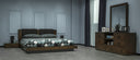 Fantasia - Contemporary Dark Walnut Mirror