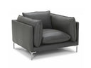 Harvest - Modern White Full Leather Chair