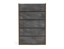 Rado Modern Walnut & Stucco Chest