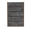 Rado - Modern Walnut & Volcanic Slate Bedroom set