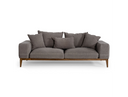 Dolly Modern - Off White Fabric Sofa