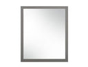 Lucia - Italian Modern Elm and Matte Grey Mirror