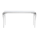 Vince - Faux Marble & Stainless Steel Console Table