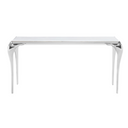Vince - Faux Marble & Stainless Steel Console Table
