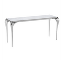 Vince - Glam Grey Velvet Dining Chair Set of 2