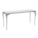 Vince - Faux Marble & Stainless Steel Console Table