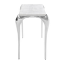 Vince - Faux Marble & Stainless Steel Console Table