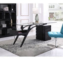 Suffolk - Contemporary Black Ash Bookcase
